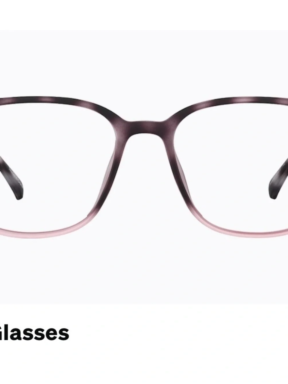 Zenni Square Glasses 7813117 “Flamingo” Pink Tortoiseshell Prescription Lenses